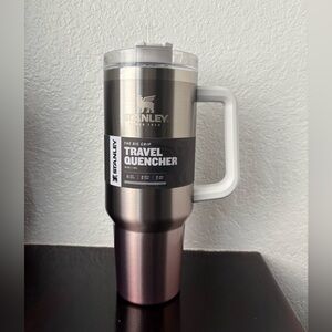 New Stanley 40 oz Stainless Steel Adventure Quencher Tumbler - Champagne Ombré